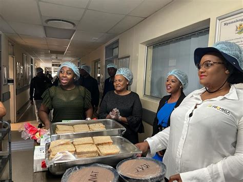 The MEC for health and the City of Mbombela mayor prepare breakfast for ...