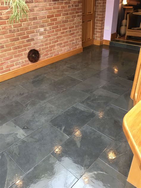 Italian Slate Kitchen Slate Renovated in Epsom - Stone Cleaning and ...