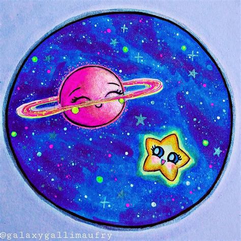 Kawaii Galaxy | Galaxy drawings, Drawing stars, Galaxy