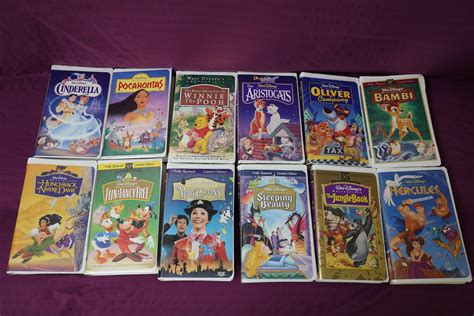 Disney Masterpiece VHS Entire Collection-originalsrare Lot the Lion ...