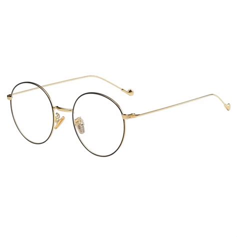 Metal Thin Round Frame Nearsighted Glasses Myopia Eyeglasses Short ...