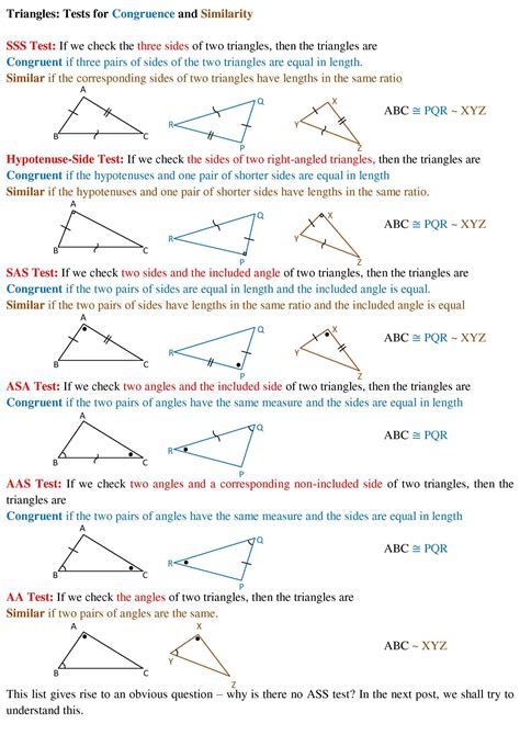 Triangles – Similarity and Congruence – CAT-holics | Proving triangles ...