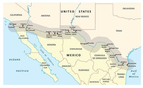 Mexico–United States Border - WorldAtlas