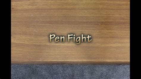 Pen Fight (Stop Motion) - YouTube