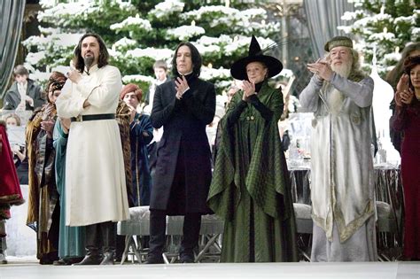 Karkaroff, Snape, McGonagall & Dumbledore - Goblet of Fire Photo ...