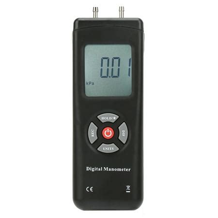 TL100 Digital Manometer, High Accuracy Differential Pressure Gauge ...