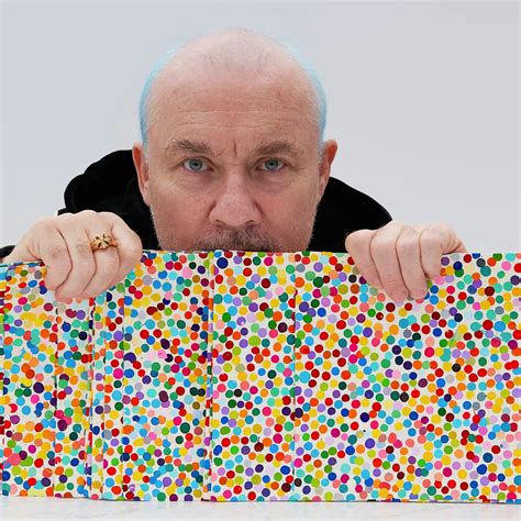 Damien Hirst – Spot Paintings – drawing into space