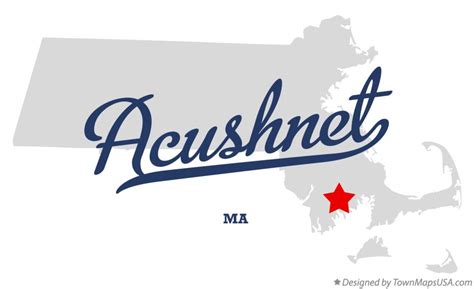 Map of Acushnet, MA, Massachusetts