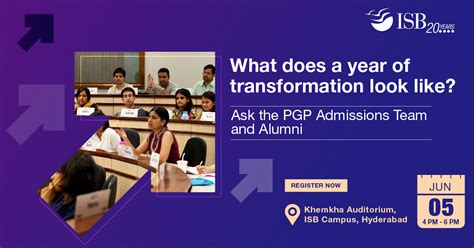 PGP Infosession - Hyderabad Campus - 04:00 pm