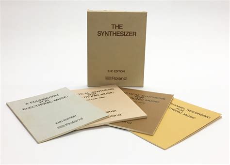 MATRIXSYNTH: Vintage Roland The Synthesizer 4 VOLUME Set Of Electronic ...