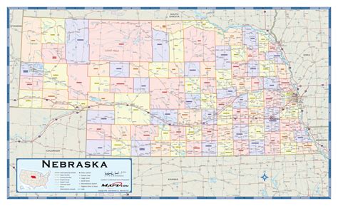 Map Of Nebraska Counties - Free Printable Templates