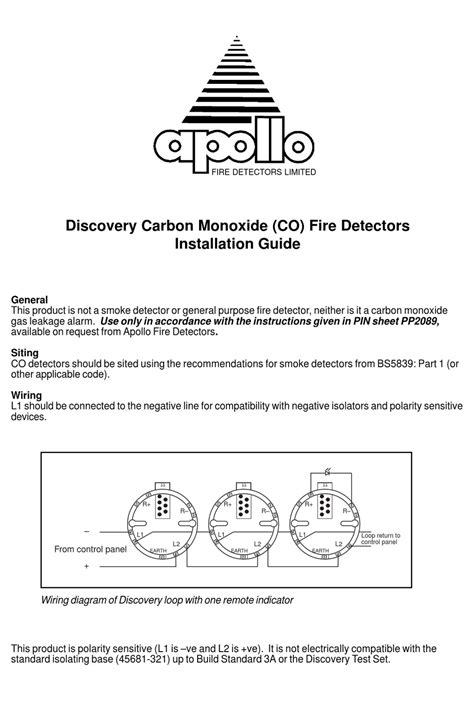 Apollo Xp95 Smoke Detector Wiring Diagram - Wiring Diagram