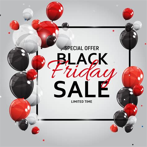 Black Friday Sale Banner Template. Vector Illustration 2797866 Vector ...