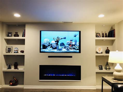 Teal Fireplace Tv Stand - Councilnet