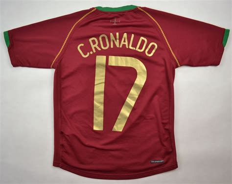 2006-08 PORTUGAL *C.RONALDO* SHIRT M. BOYS 140-152 CM Football / Soccer ...