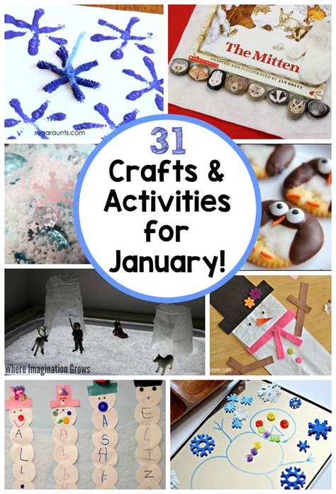 31 Days of Kids Activities for January! Free Winter Activity Calendar ...