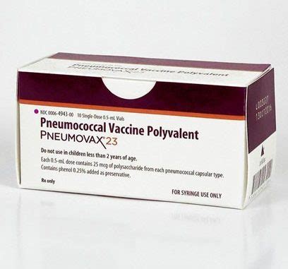 Nathuji Namkeen Pneumovax 23 Injection, for Clinical, Hospital, Form ...