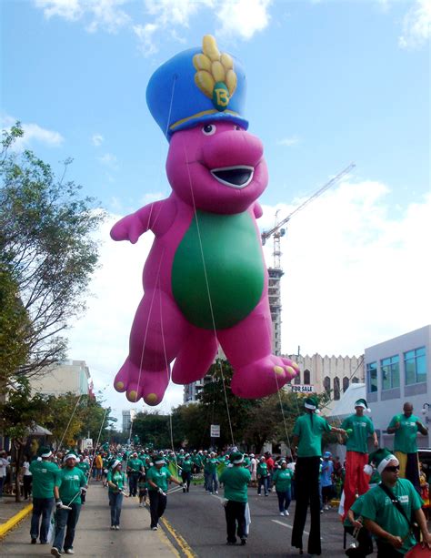 Barney Balloons Parade Characters