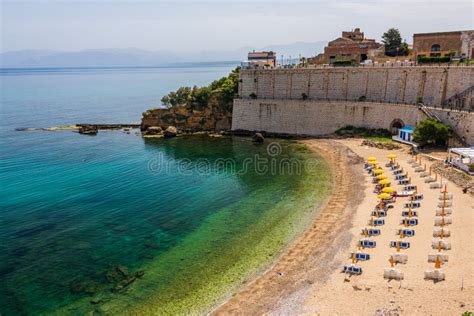 Beach in Castellammare Del Golfo Stock Photo - Image of cala, coastline ...