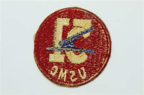 USMC 51st Defense Battalion Patch . USP4018bw - Time Traveler Militaria