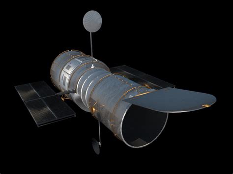 Hubble Space Telescope 3D Model - 3D Models World