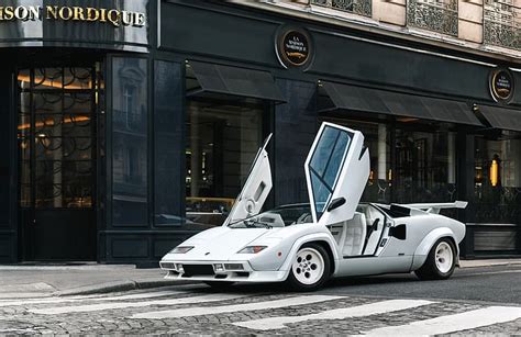 HD wallpaper: White, Street, Countach 5000S | Wallpaper Flare