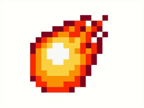 Fireball Pixel Art