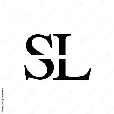 Initial Letter SL Logo Design Vector Template. SL Letter Logo Design ...