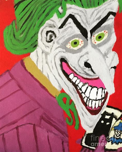 Evil Joker Painting by Shylee Charlton | Fine Art America