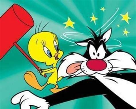 Tweety & Sylvester | Classic cartoon characters, Looney tunes cartoons ...