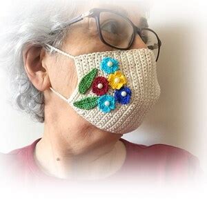 Crochet Face Mask Pattern,easy Crochet Pattern,medium and Large Size ...