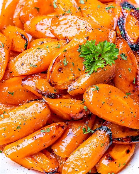 Roasted Honey Glazed Carrots |Healthy Fitness Meals