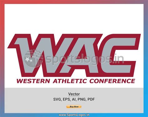 the western athletic conference logo is shown