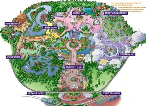 Magic Kingdom map www.mickeytravels.com | Magic Kingdom | Pinterest