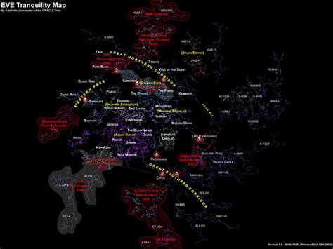 The very first Alliance map ever made [Oct 10th 2003] : Eve