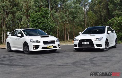 Ford Focus RS vs Subaru WRX STI vs Mitsubishi Evo X MR