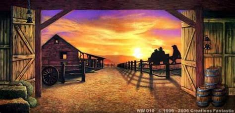 sunset on ranch | Backdrops, Barn backdrop, Barn dance