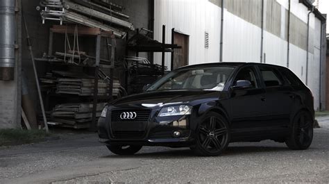 Black Audi A3 industrial