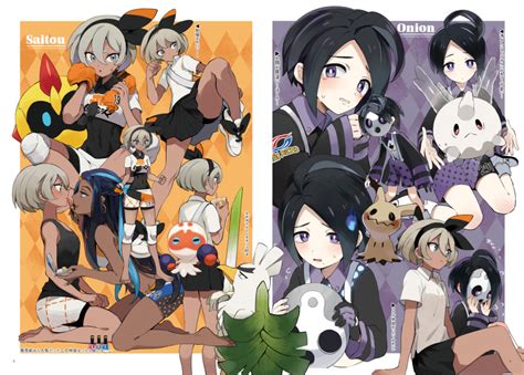 The Big ImageBoard (TBIB) - 1boy 2girls ahoge barefoot black hair black ...