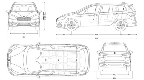 Bmw 2 Series Active Tourer Dimensions 2017 - What's New