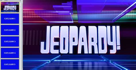 12 Free Jeopardy Templates For The Classroom - Free Printable Jeopardy ...