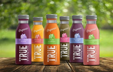 True Organic Juice - Flavor Line | Brand packaging, Energy drinks ...