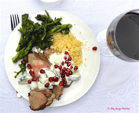 (Sponsored Post) Recipe - BBQ Lamb with Yogurt Mint Sauce - Abby Langer