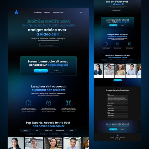 Landing Page Design on Figma on Behance