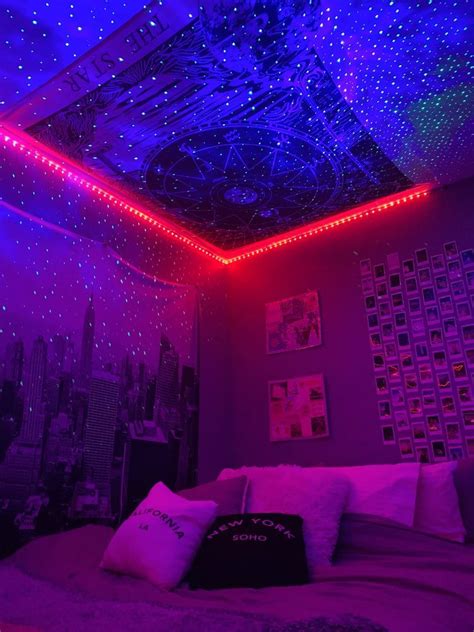 LED Strip Lights with Remote – Cosmic Drip | Vibey room, Neon bedroom ...