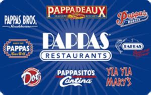 Buy Pappas Restaurants Gift Cards | GiftCardGranny