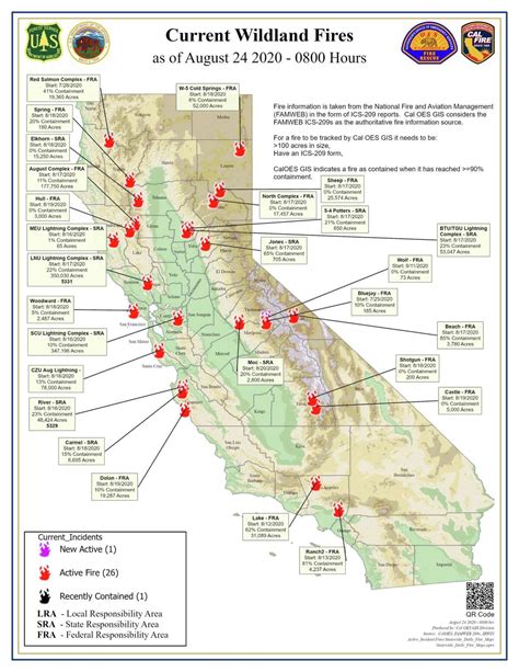 Maps: See where wildfires are burning and who’s being evacuated in the ...