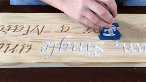 Luna sagrado Monótono engraving letters in wood with dremel Relativo ...