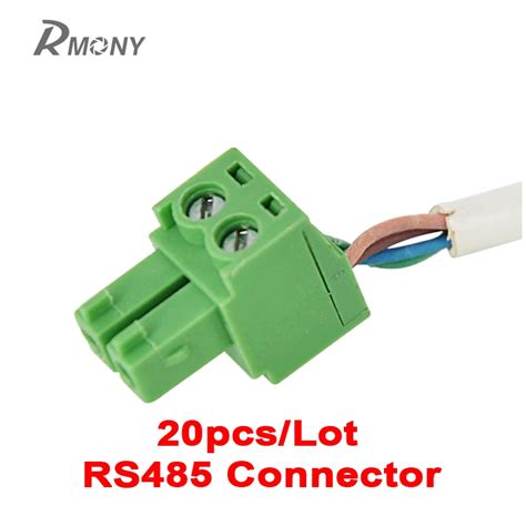 Rmony Free Shipping 20pcs/lot RS485 Connector for RS485 Cable-in CCTV ...