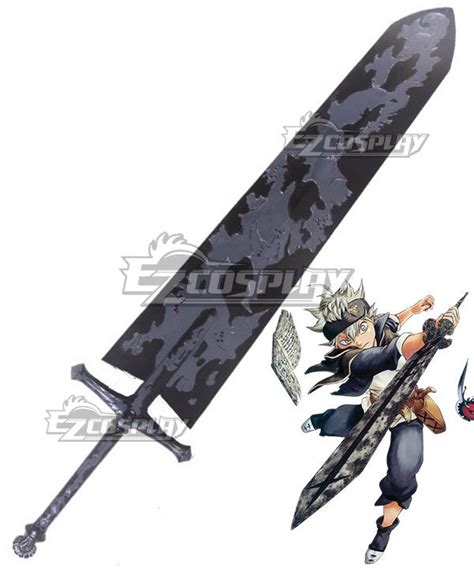 Black Clover Asta Magic Cleaving Sword Cosplay Weapon Prop Cosplay ...